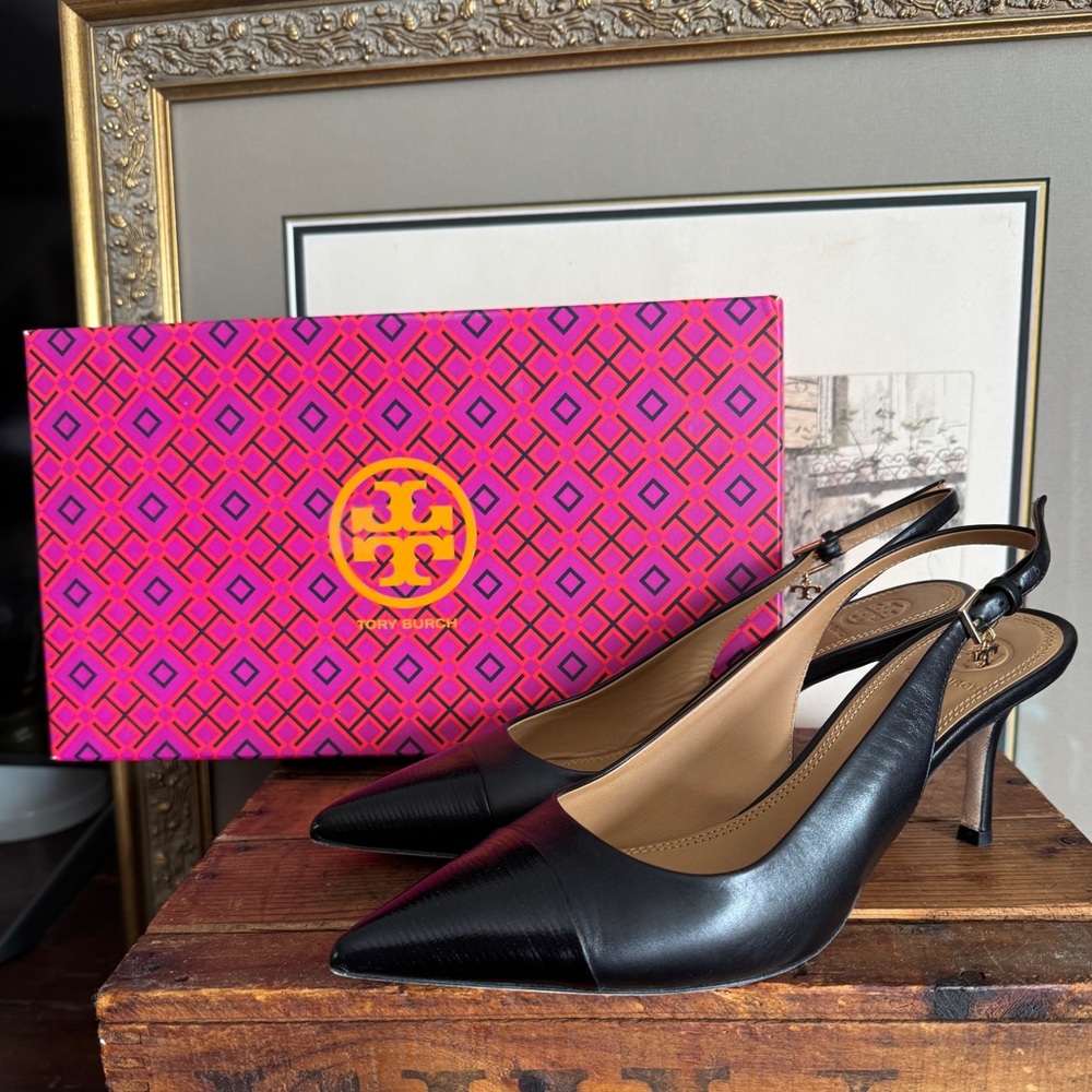 Tory Burch Black Heels